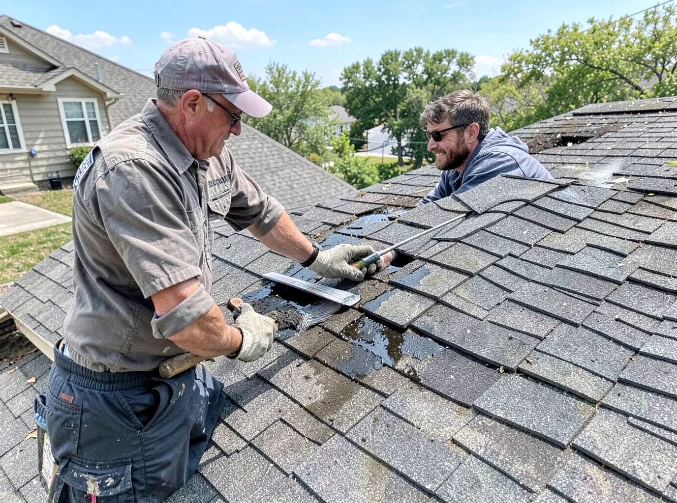 Roof Leak Repair in Covington Creek, KS, KS 66062
